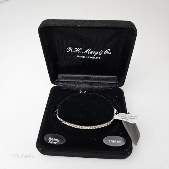 Diamond Bolo Bracelet (1/10 ct. t.w.) in Sterling Silver - Picture 4 of 9